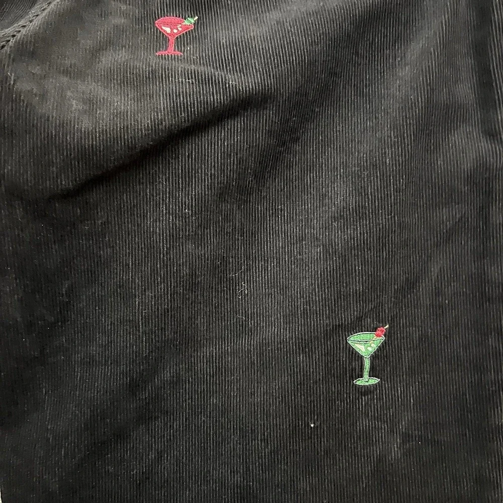 Vineyard Vines CORDUROY PANT MARTINIS JET BLACK 30X32 Straight Stretch NWT‎ $128